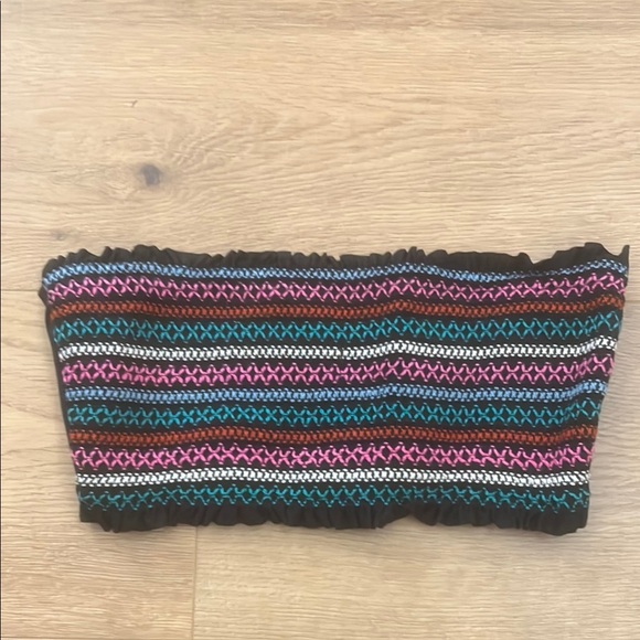 Multicolor Patterned Bikini Set - Picture 2 of 4